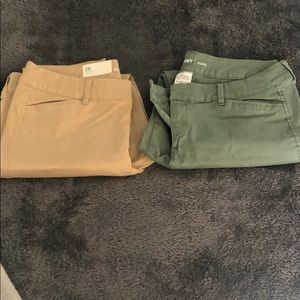 Colored pixie ankle cut